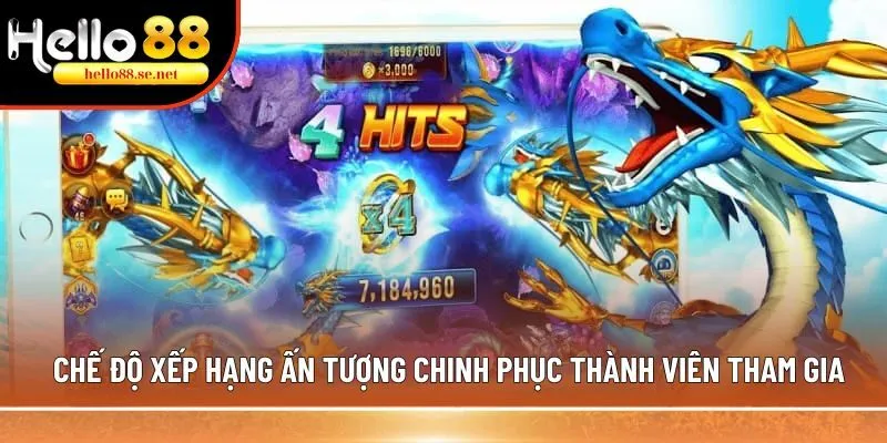 Đại Chiến Ngũ Long - Top 1 tựa game bắn cá đổi thưởng hấp dẫn 4 Chế độ xếp hạng ấn tượng chinh phục thành viên tham gia